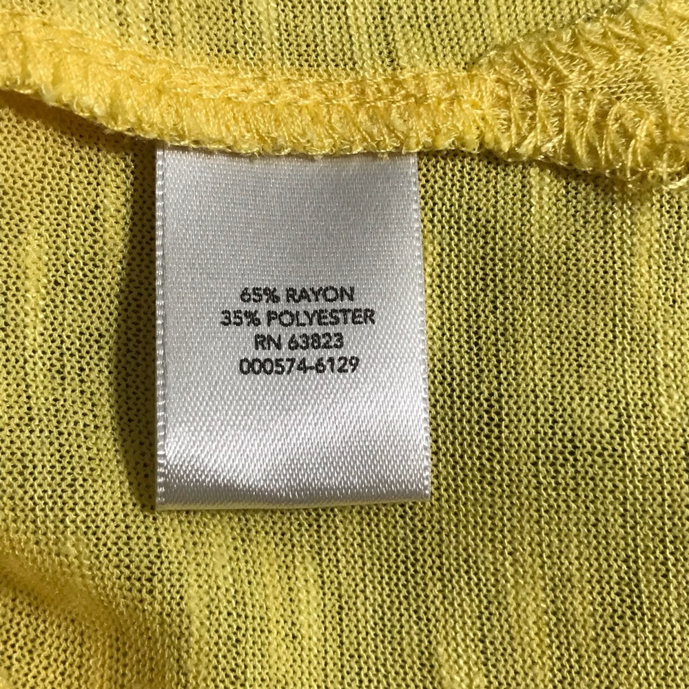 Christopher & Banks Yellow Crochet Top - Picture 6 of 8